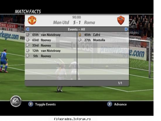 Etapa 2 --==02.01<->05.01==-- - Manchester United 5 vs 1 ASRoma - Serie A3