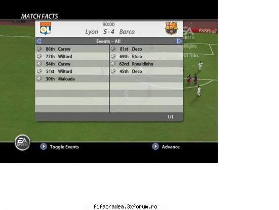 Etapa 2 --==02.01<->05.01.==-- - in sfarsit restantza Lyon 5-4 Barcelona - Serie A4