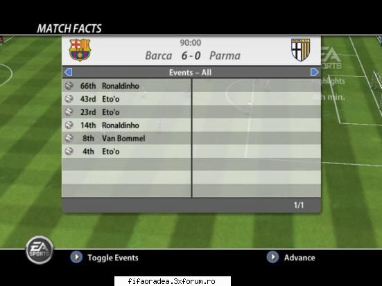 barcelona  6-0 parma  etapa 3