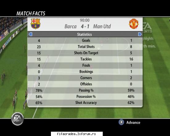 Etapa a 1-a - Barcelona 4 - 1 ManchesterUnited 2 Eto'o, 2 - Serie A2