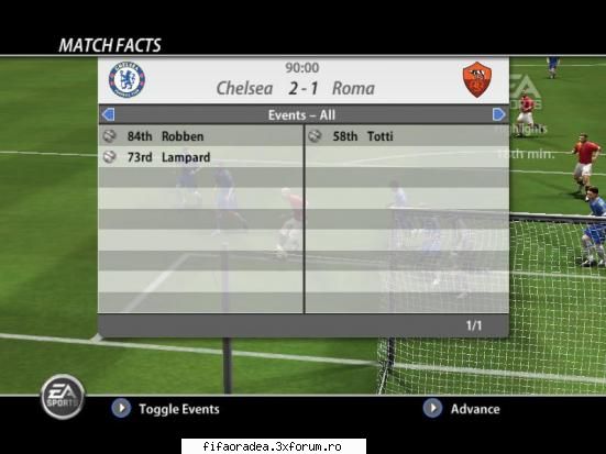 Etapa a 3-a - chelsea londra 2-1 as roma - Serie A3